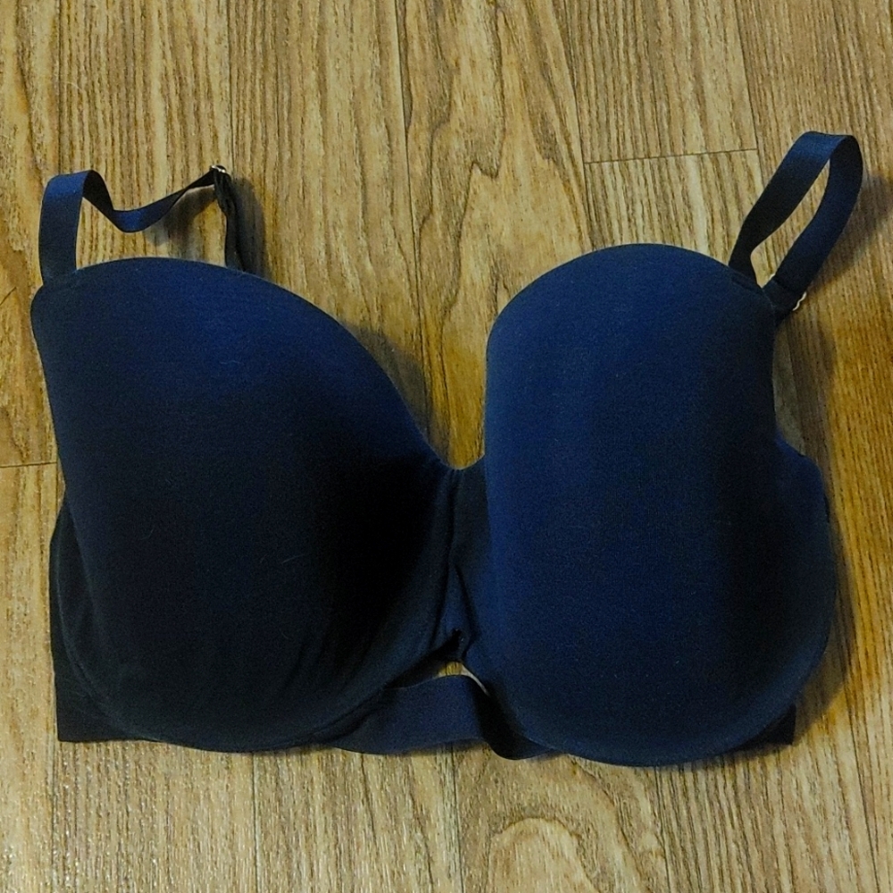 Thirdlove Cotton T-shirt Bra 36F Black